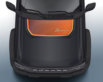 Bronco 2021-2023 Visco Hood Cowl/Rocker Stripes Retro Design