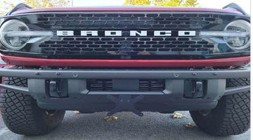Front License Plate for 2021-2023 Ford Bronco with HD Modular Bumper WITH ACC