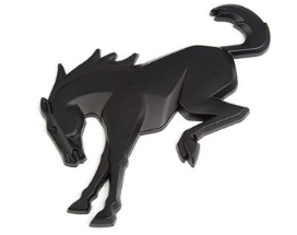 Rear Tailgate Bronco emblem in matte black