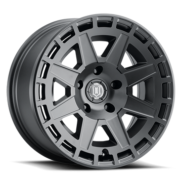 ICON 17x8.5 Compass Satin Black Wheel