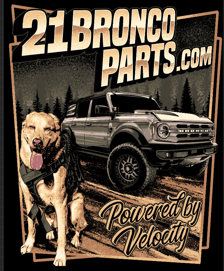 21 Bronco Parts T shirt