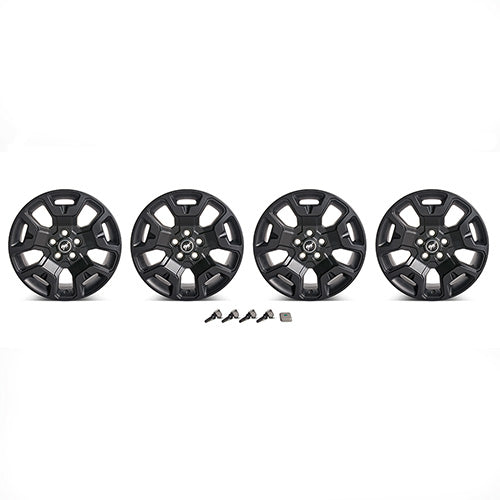 2021+ BRONCO SPORT 17" WHEEL KIT -LOW GLOSS BLACK