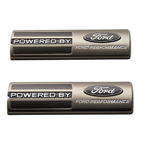 POWERED BY FORD PERFORMANCE BADGE - BLACK