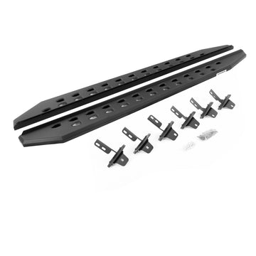 RB20 Slim Line Running Boards w/Mounting Bracket Kit 4 Door