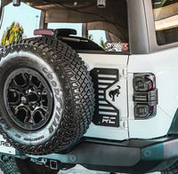 AlphaRex 21-24 Ford Bronco NOVA LED Tail Lights - Alpha-Black