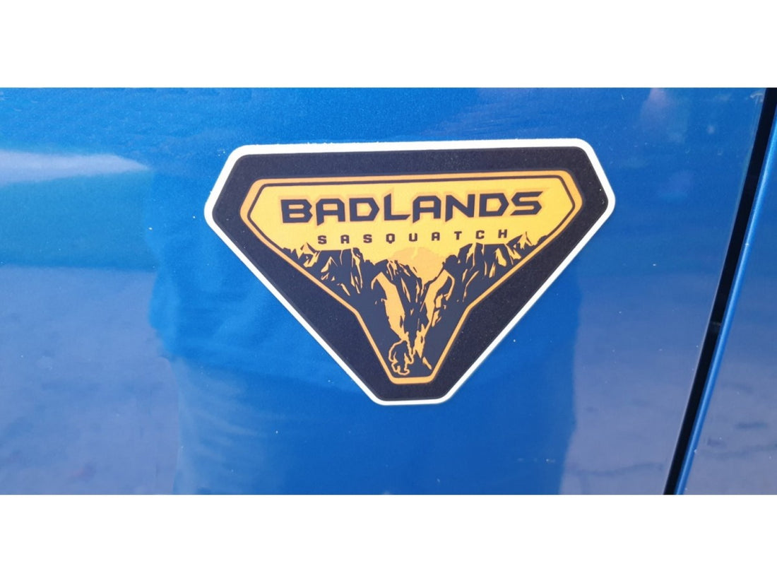 Ford Bronco Genuine Ford Front Fender Emblem Badlands Sasquatch