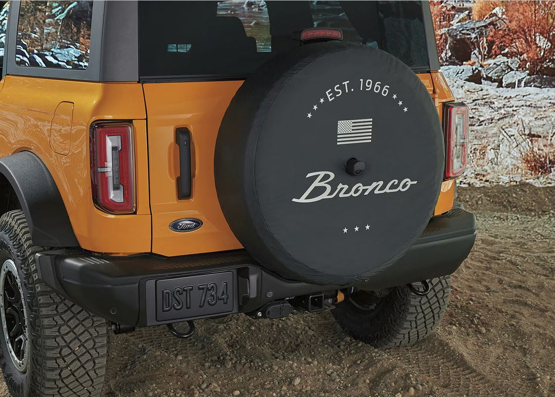 Bronco 2021-2023 Bronco 66, Oxford White Ink Spare 32inch Tire Cover