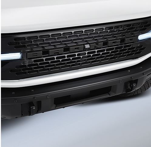 2021+ BRONCO GRILLE LETTERING OVERLAY KIT - BLACK