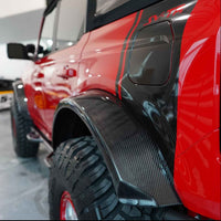 2021+ BRONCO Carbon Fiber Fender Flare Set by Saleen