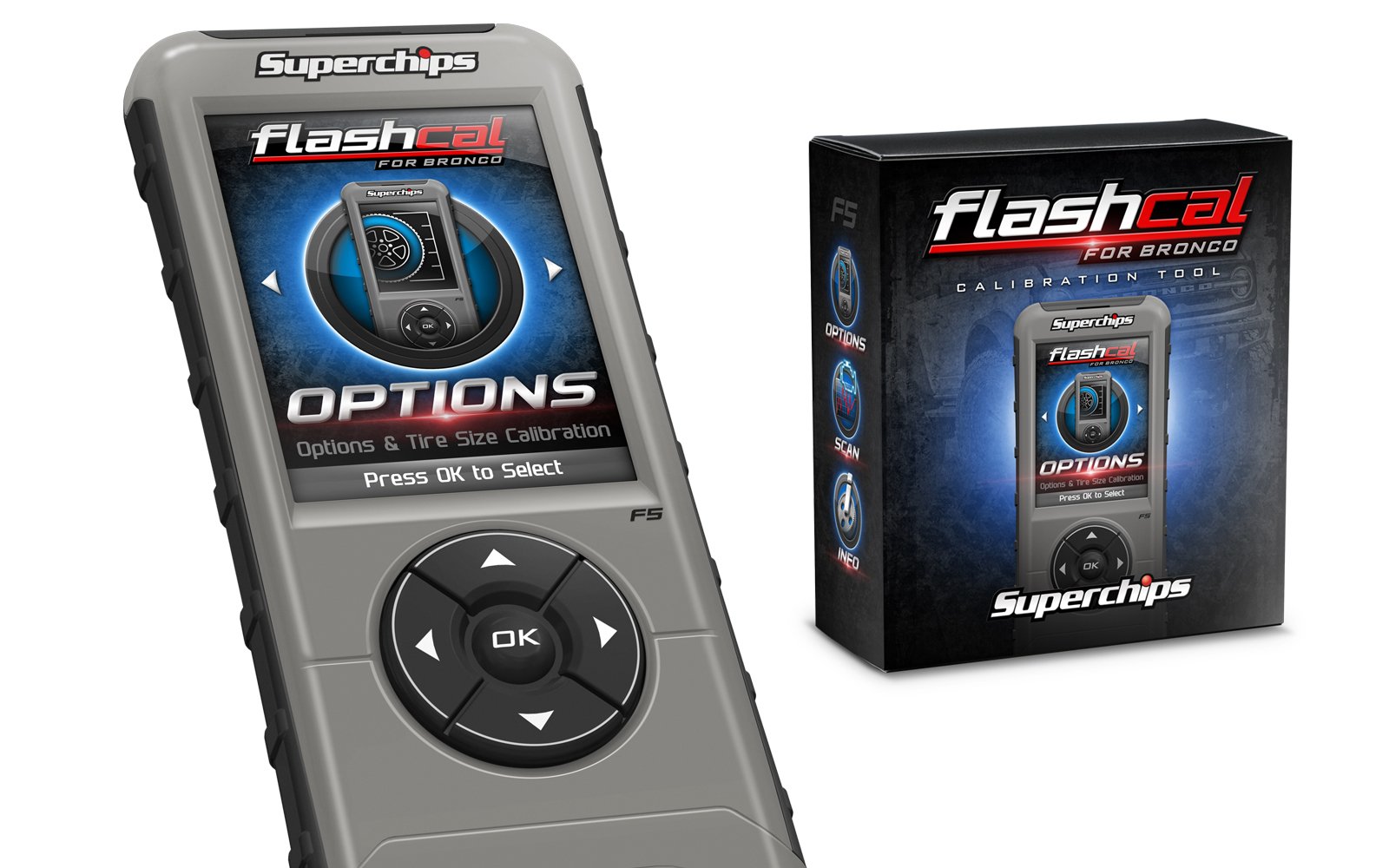 Flashcal for Bronco 2021-2022 Ford Bronco - 2.3 L4 and 2.7 V6