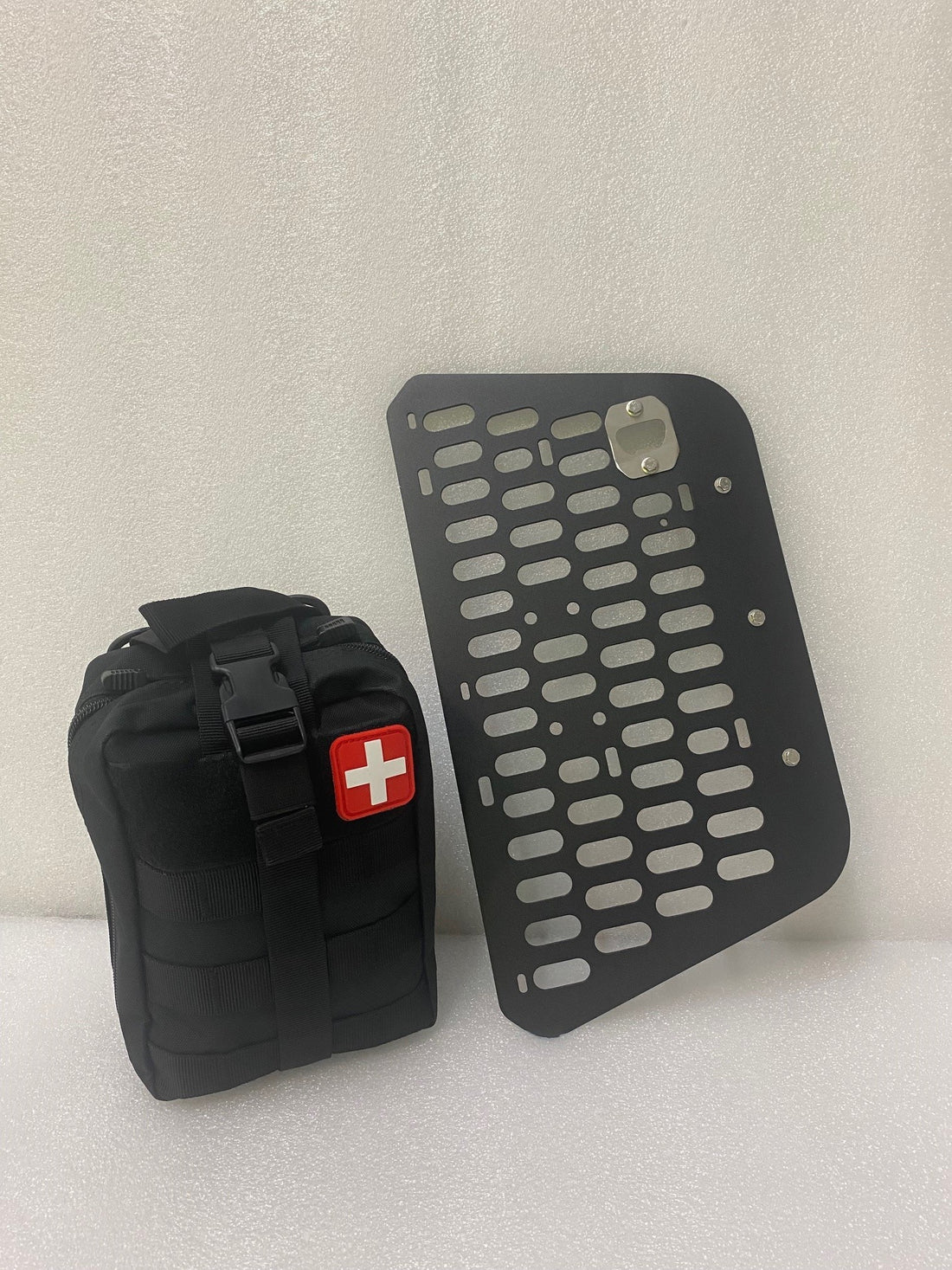 Rear Tailgate Molle Panel With Medical Bag
