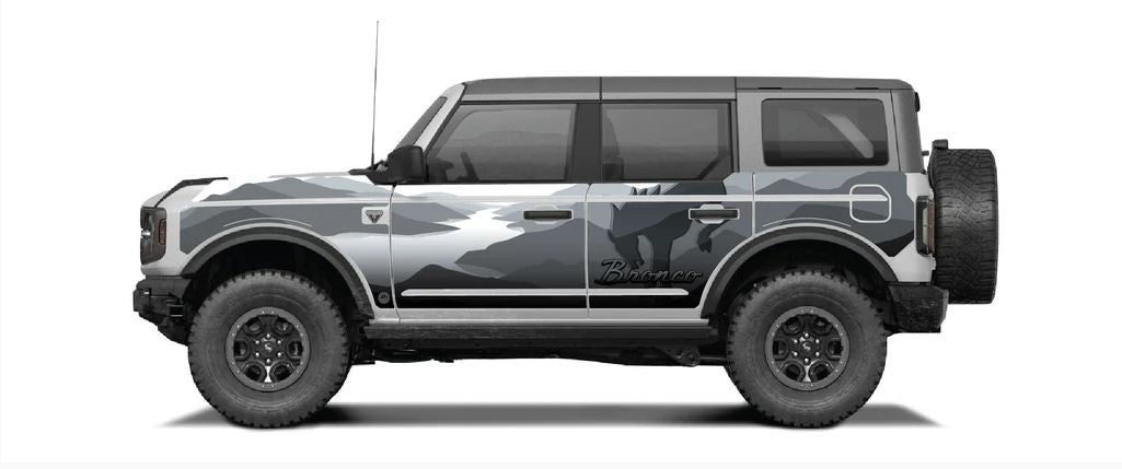 MEK Removable Trail Armor: Bronco 4D Johnson Valley Mustang