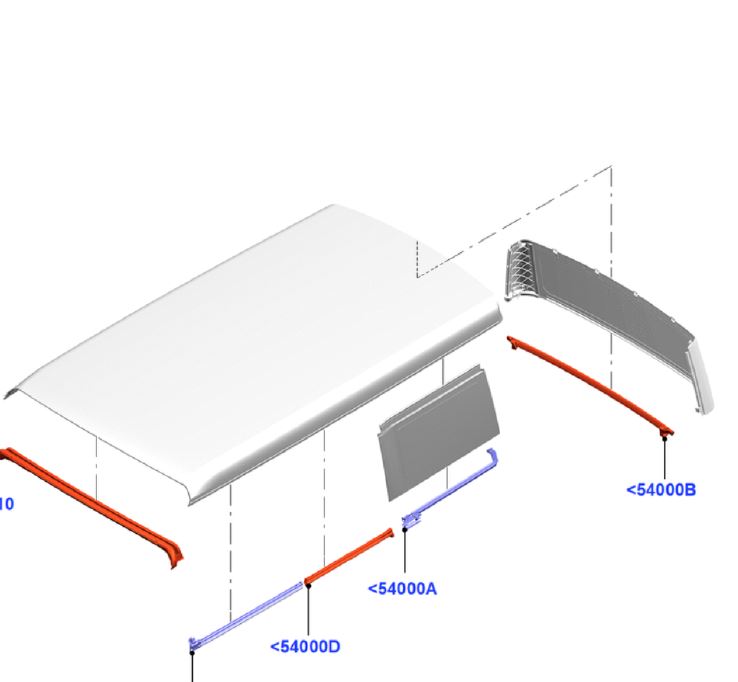 Rear 3 windows for the Soft top, replacements OEM