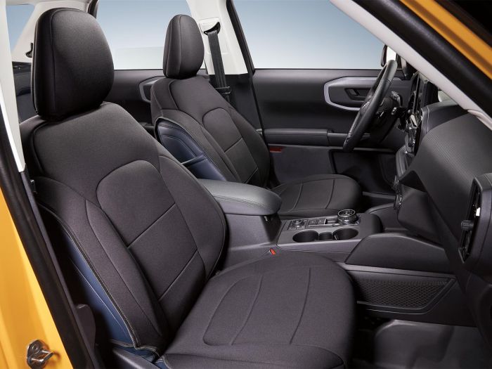Seat Covers - Neoprene, Rear 60/40, Black