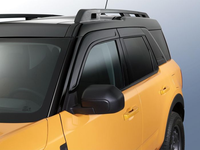 Side Window Deflectors - Low Profille, Smoke-Color, Front and Rear, 4-Piece Set