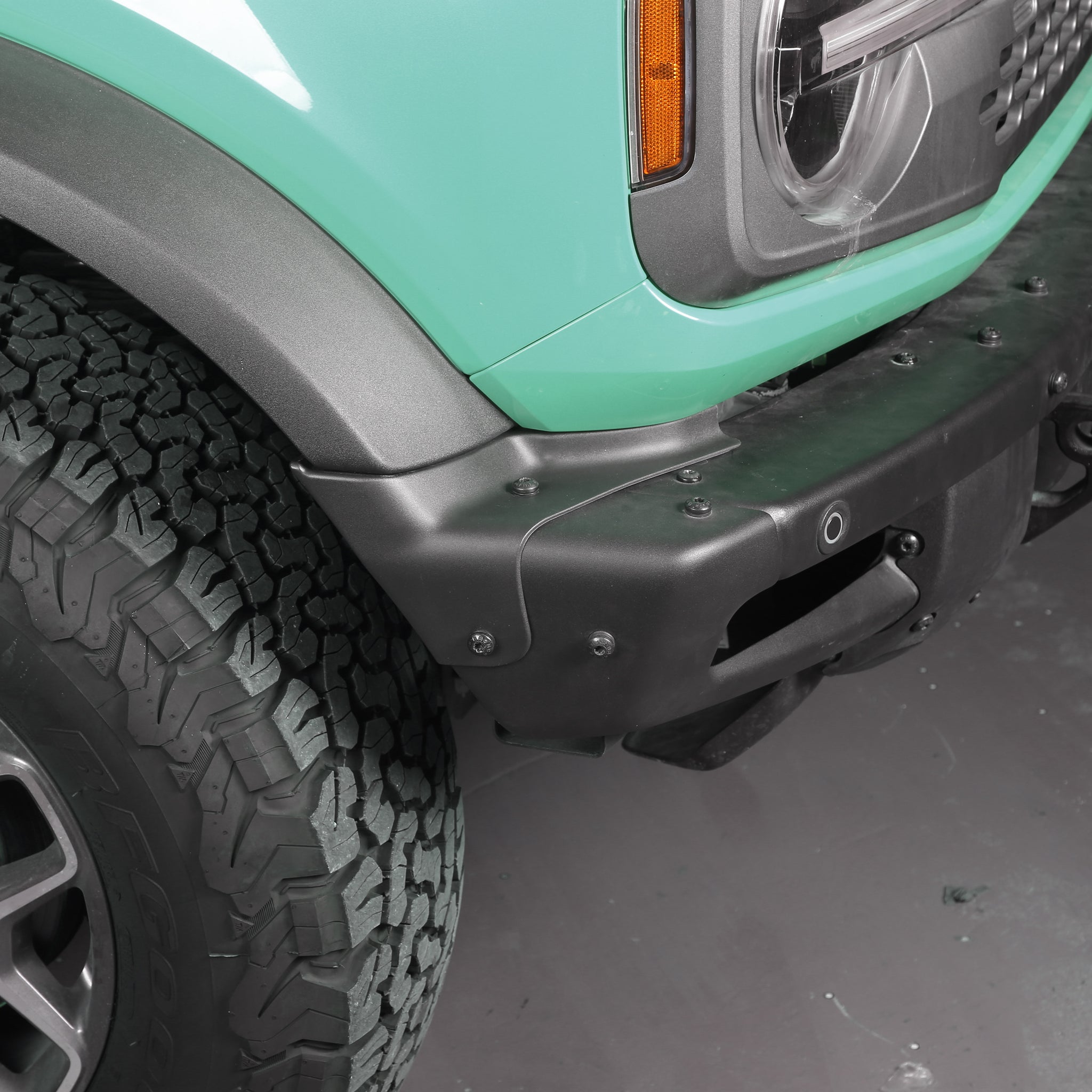 Fender Flare Extensions Front with stock flares