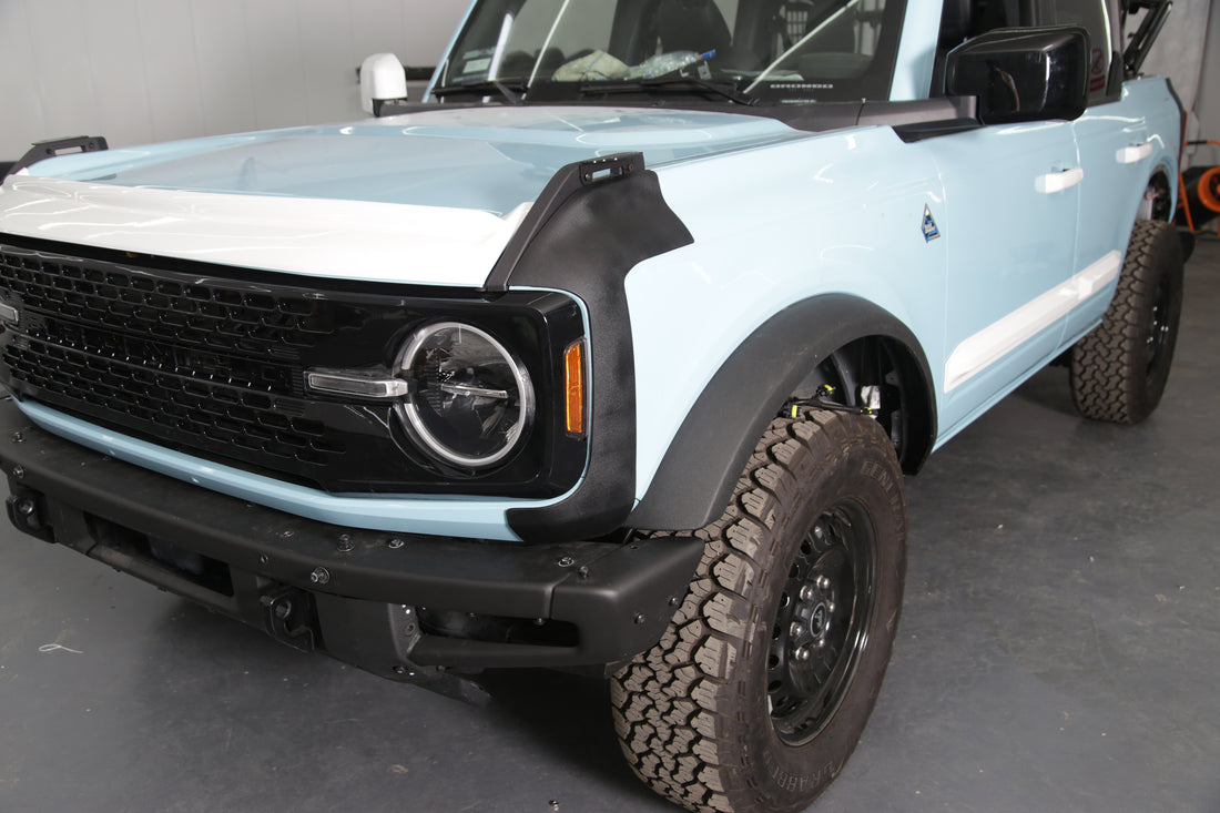 Bronco front fender corner protectors