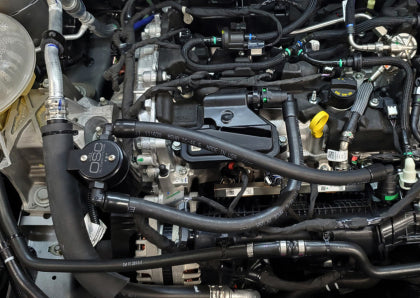 J&L Ford Bronco Sport 1.5L EcoBoost Passenger Side Oil Separator 3.0 - Black Anodized