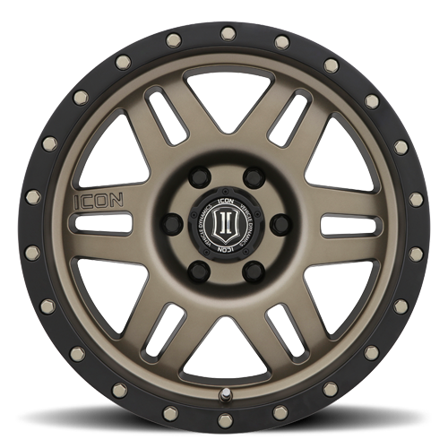 ICON Six Speed Wheel | Bronze 17x8.5 / 6x5.5 / 25MM / 5.75" BS