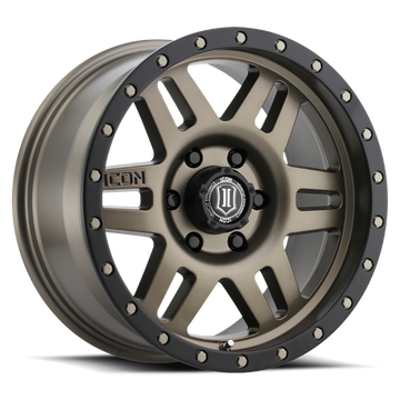 ICON Six Speed Wheel | Bronze 17x8.5 / 6x5.5 / 25MM / 5.75" BS