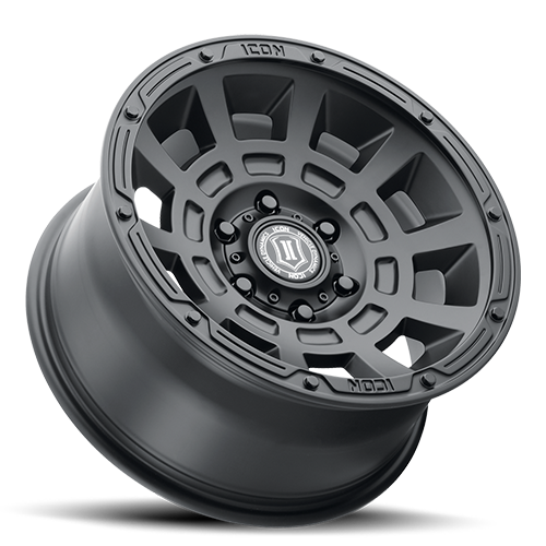 ICON Thrust Wheel | Satin Black 17x8.5 / 6x5.5 / 25MM / 5.75" BS