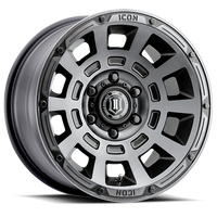 ICON Thrust Wheel | Smoked Satin Black Tint 17x8.5 / 6x5.5 / 0MM / 4.75" BS