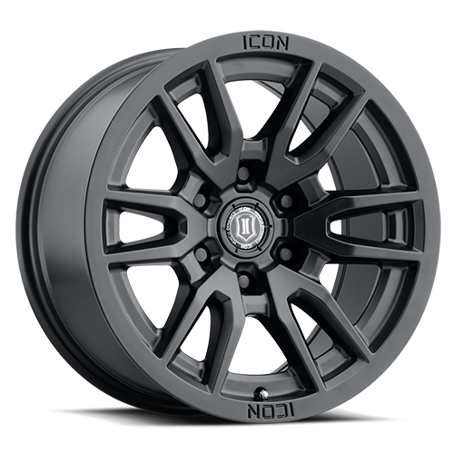 ICON Vector 6 Wheel | Satin Black 17x8.5 / 6x5.5 / 0MM / 4.75" BS