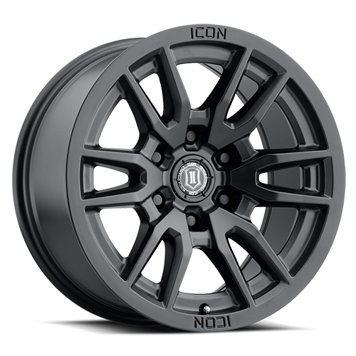 ICON Vector 6 Wheel | Satin Black  17x8.5 / 6x5.5 / 0MM / 4.75" BS