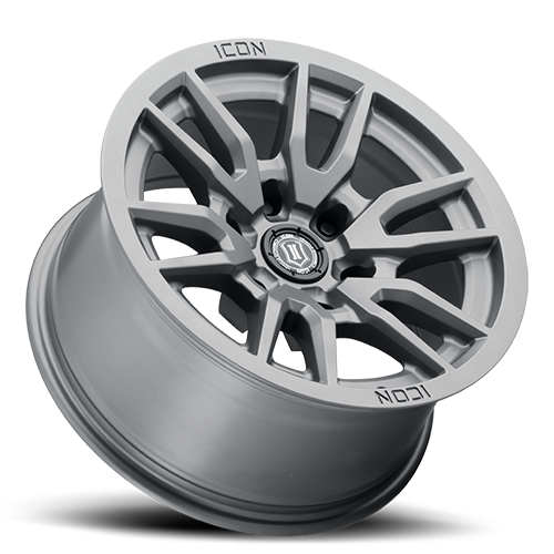 ICON Vector 6 Wheel | Titanium 17x8.5 / 6x5.5 / 0MM / 4.75" BS