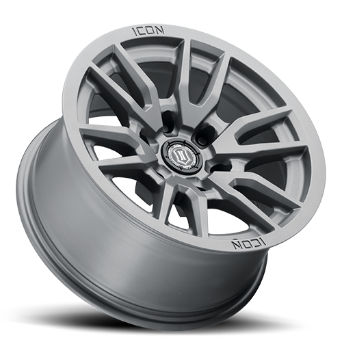 ICON Vector 6 Wheel | Titanium 17x8.5 / 6x5.5 / 25MM / 5.75" BS