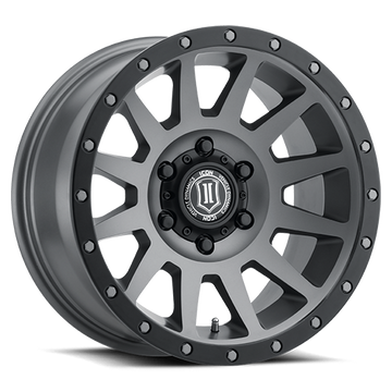 ICON Compression Wheel | Titanium 18x9 / 6x5.5 / 0MM / 5" BS