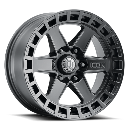 ICON Raider Wheel | Satin Black 17x8.5 / 6x5.5 / 0MM / 4.75" BS