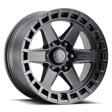 ICON Raider Wheel | Satin Black 17x8.5 / 6x5.5 / 0MM / 4.75" BS