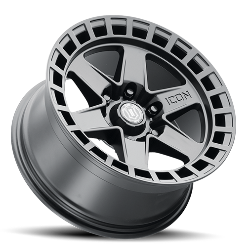 ICON Raider Wheel | Satin Black 17x8.5 / 6x5.5 / 0MM / 4.75" BS