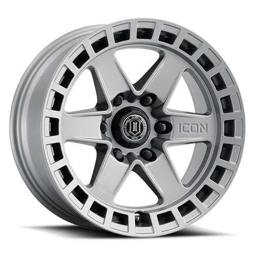 ICON  Raider Wheel | Titanium 17x8.5 / 6x5.5 / 0MM / 4.75" BS