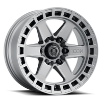 ICON  Raider Wheel | Titanium 17x8.5 / 6x5.5 / 0MM / 4.75" BS