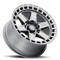 ICON  Raider Wheel | Titanium 17x8.5 / 6x5.5 / 0MM / 4.75" BS